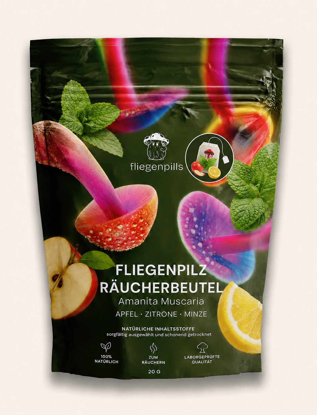 Fliegenpilz Räucherbeutel: Amanita Muscaria Räucherwerk Preorder