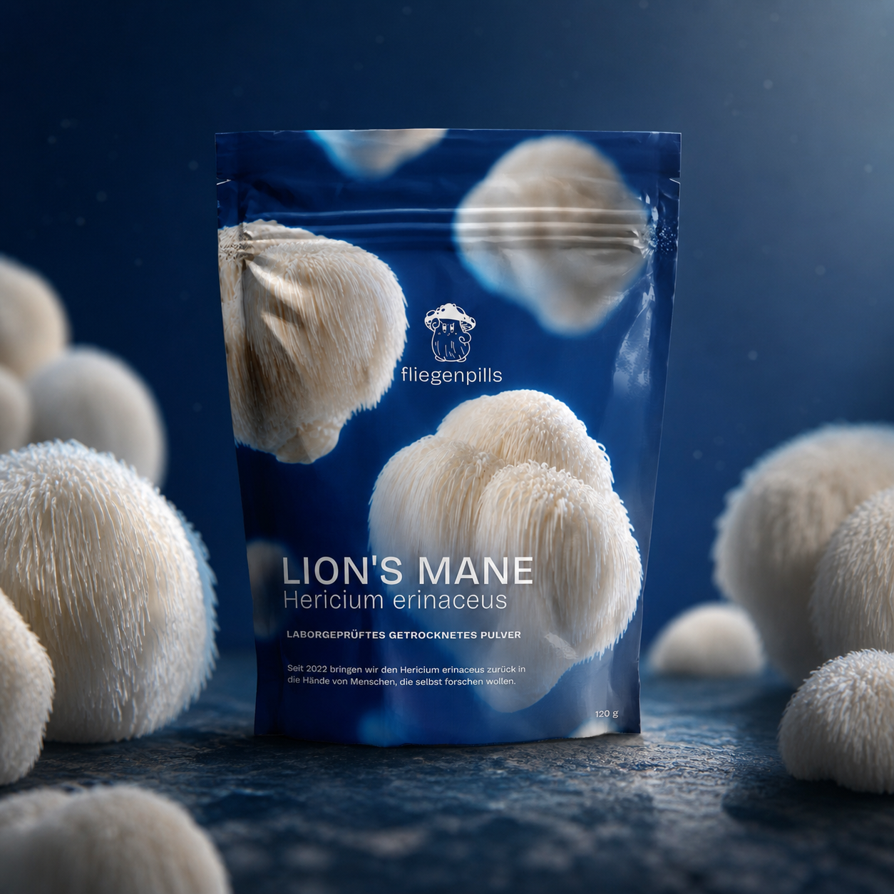 Lion´s Mane Mycel Pulver (100g)