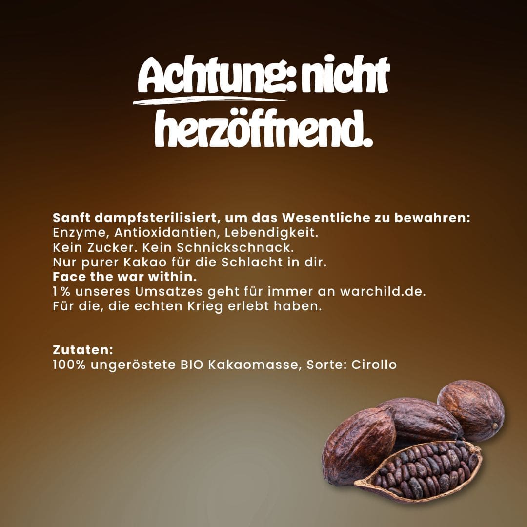 Krieger Kakao - 100% BIO Rohkakao - fliegenpills - Fliegenpilz Pulver getrocknet kaufen