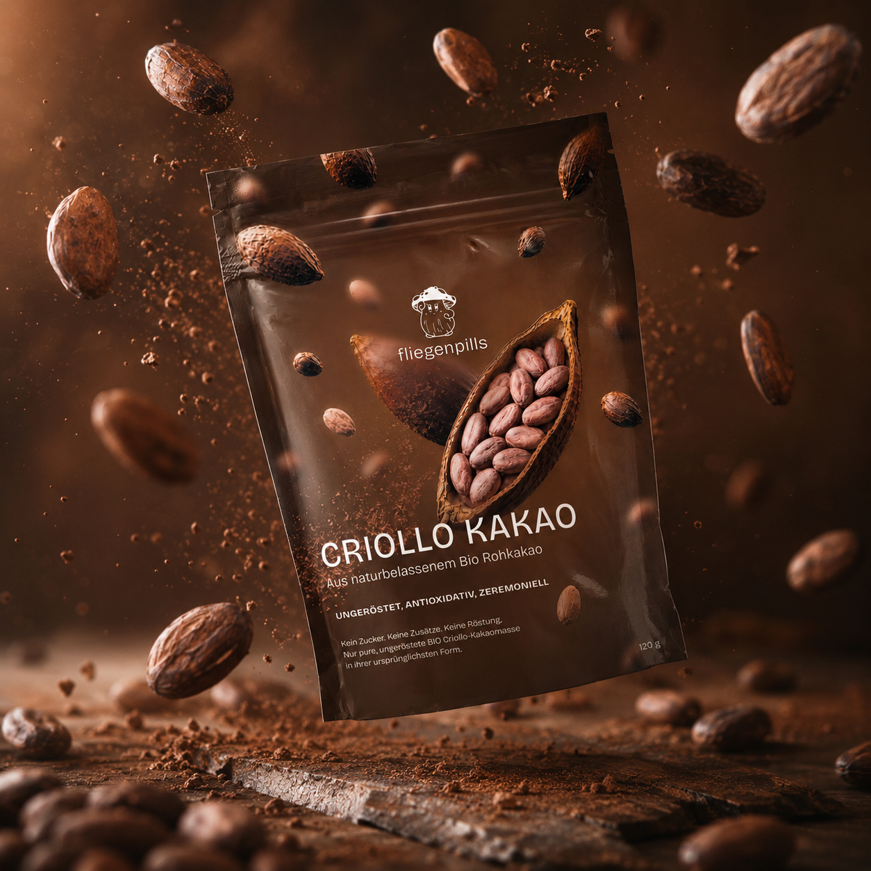 Cacao Krieger - Cacao brut 100% BIO 