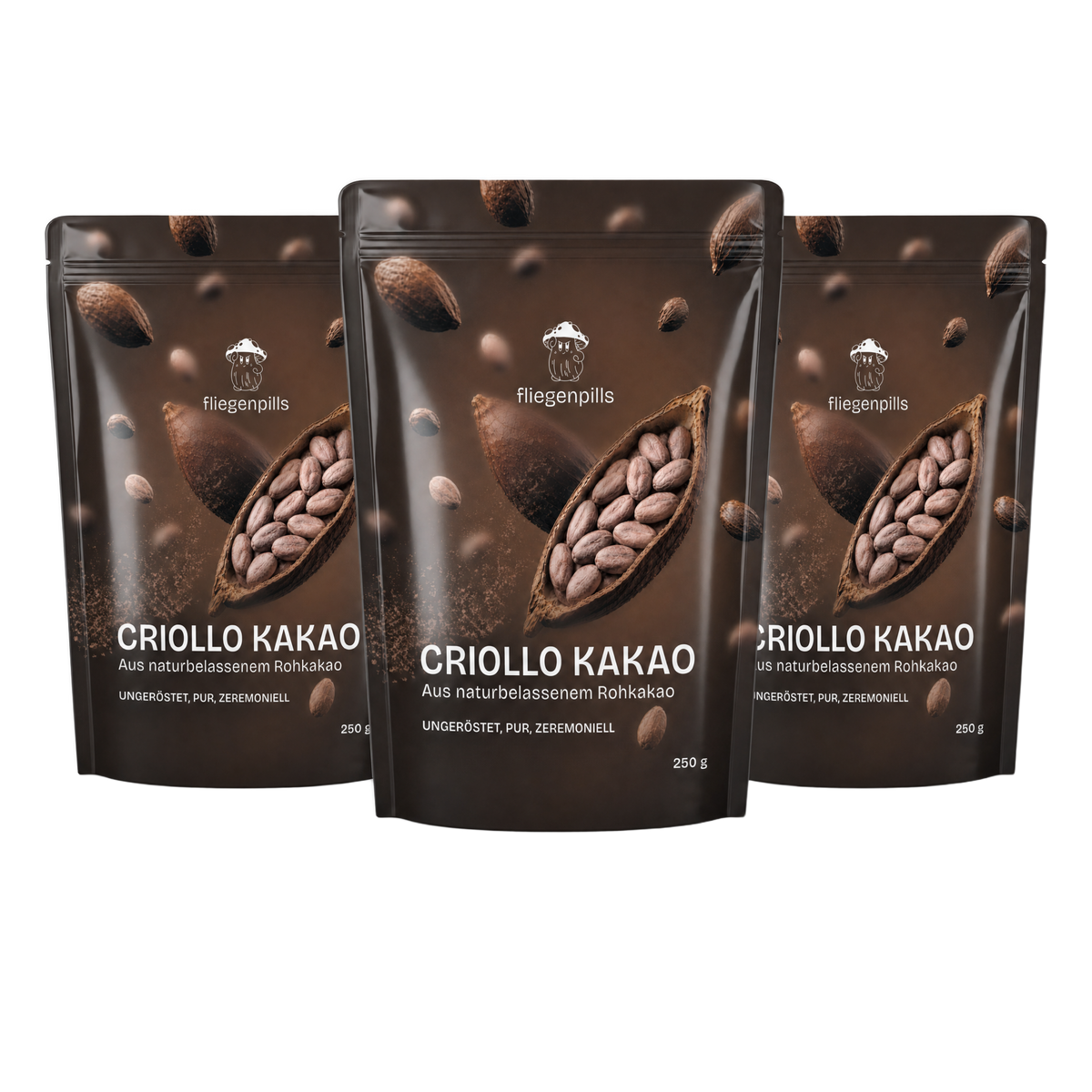 Criollo Kakao – Triple: 3 × 250 g