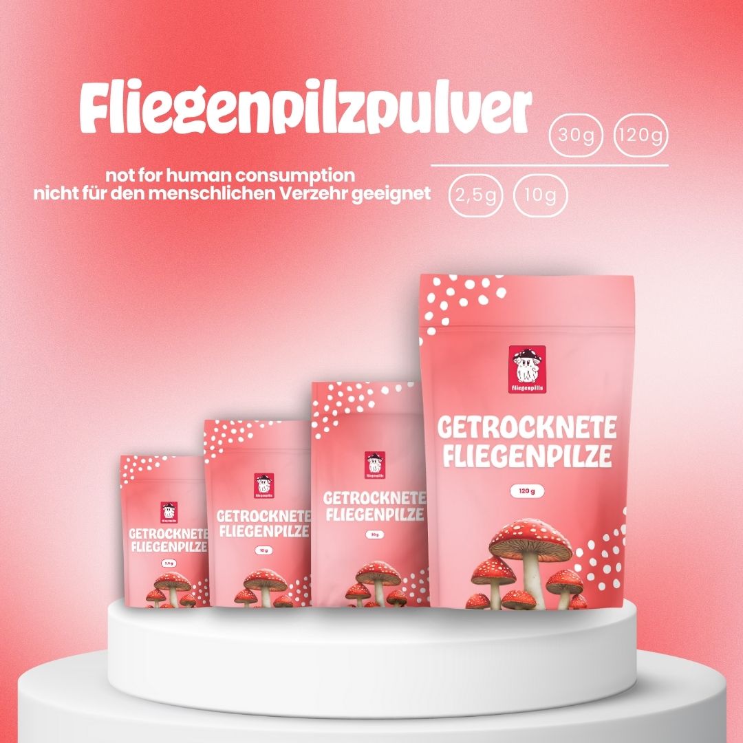 fliegenpills Starter Bundle - fliegenpills - Fliegenpilz Pulver getrocknet kaufen
