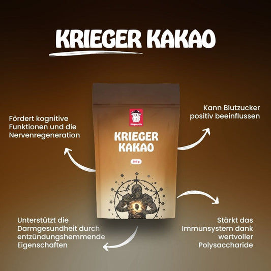 Krieger Kakao - 100% BIO Rohkakao - fliegenpills - Fliegenpilz Pulver getrocknet kaufen